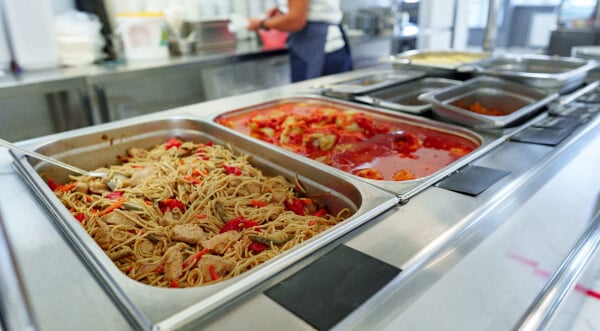 man looking at a product