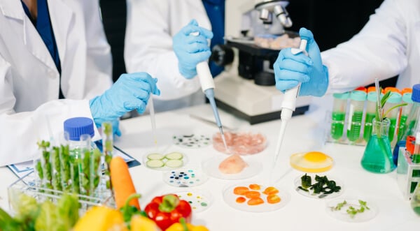 man looking at a product